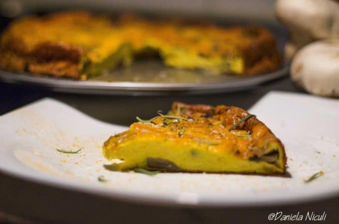 Fritatta cu ciuperci