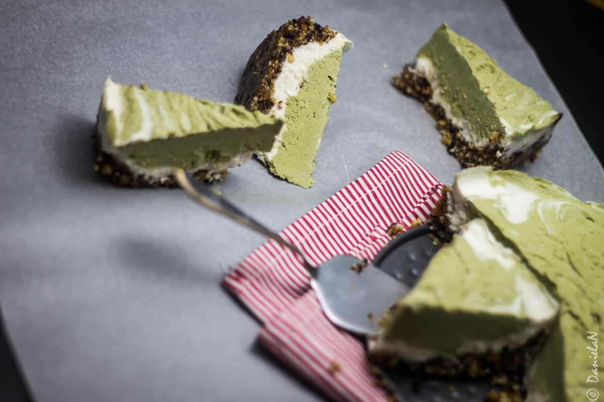matcha green tea cheesecake