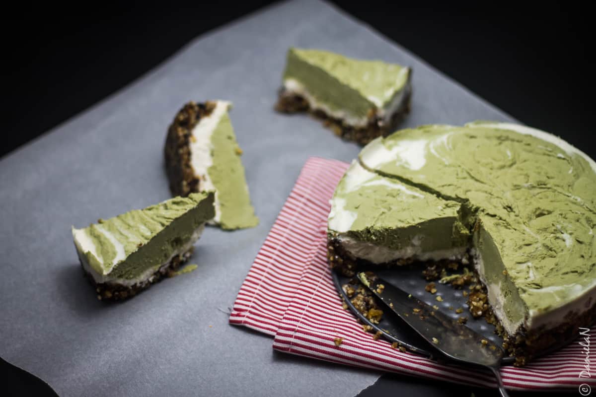 matcha green tea cheesecake